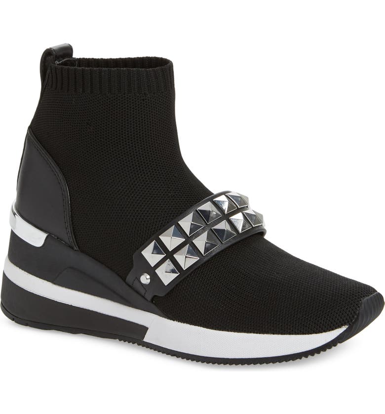MICHAEL Michael Kors Skyler Embellished Wedge Bootie Sneaker (Women ...