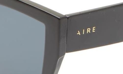 Shop Aire Haedus 53mm Gradient Square Sunglasses In Black/smoke Mono