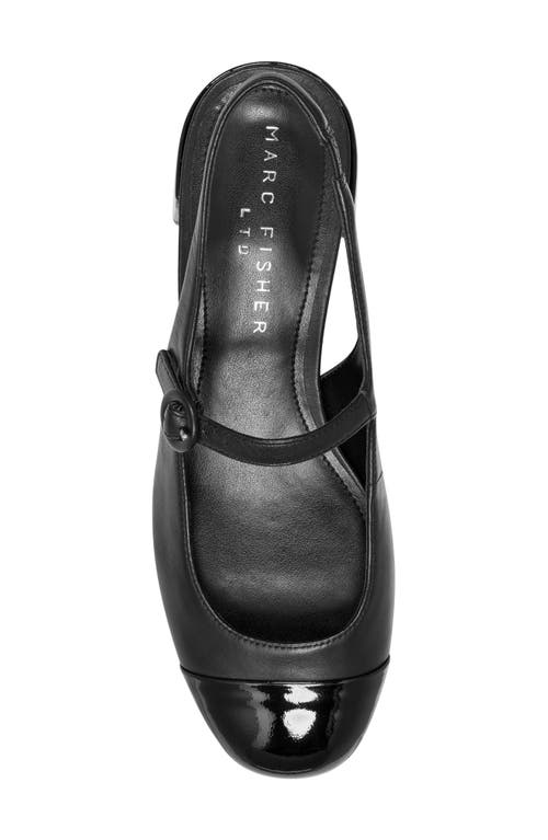 Shop Marc Fisher Ltd Martie Slingback Mary Jane Pump In Black