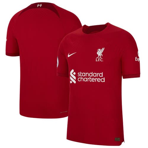 Men's Nike Red Liverpool 2022/23 Home Authentic Blank Jersey