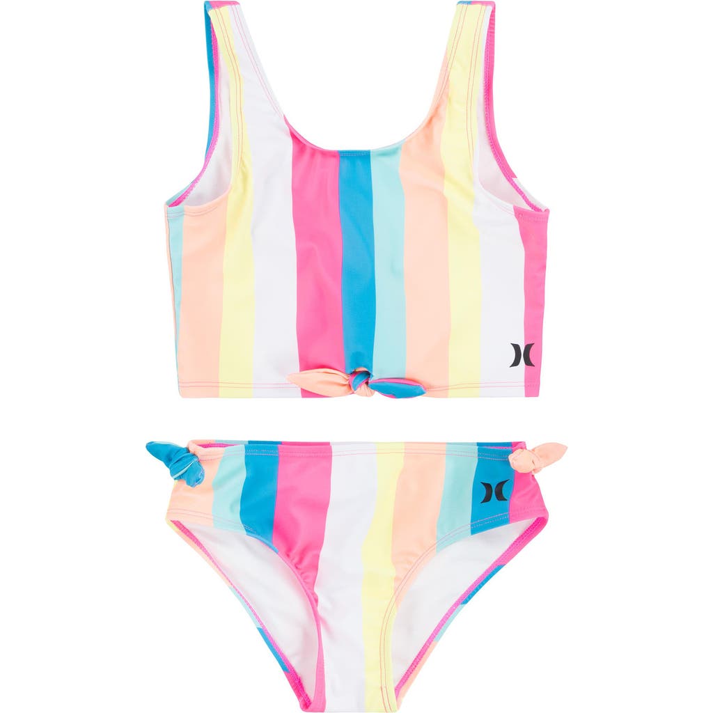 Hurley Kids' Tankini Two-piece Swimsuit In Multi