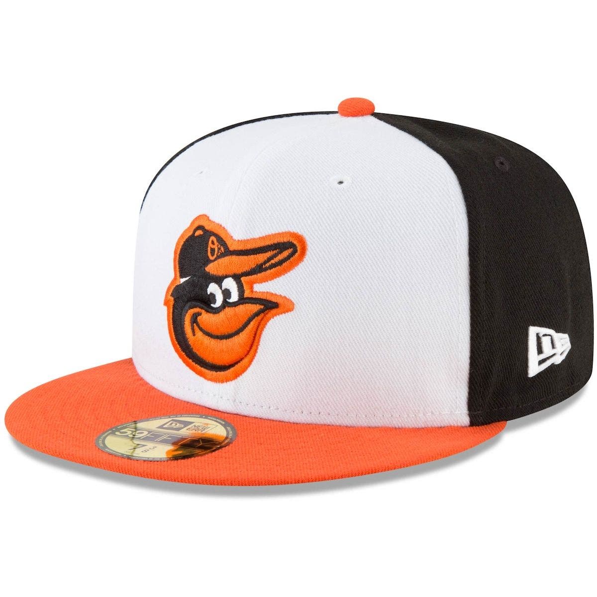 baltimore orioles fitted hat side patch