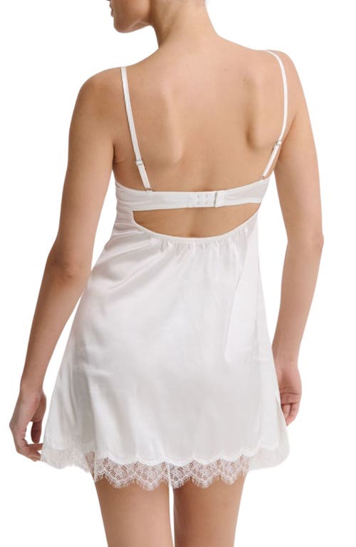 KAT THE LABEL KAT THE LABEL SORRENTO LACE TRIM UNDERWIRE SLIP CHEMISE 