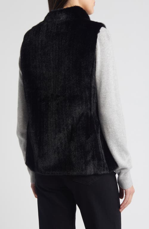 VIA SPIGA VIA SPIGA REVERSIBLE FAUX FUR VEST