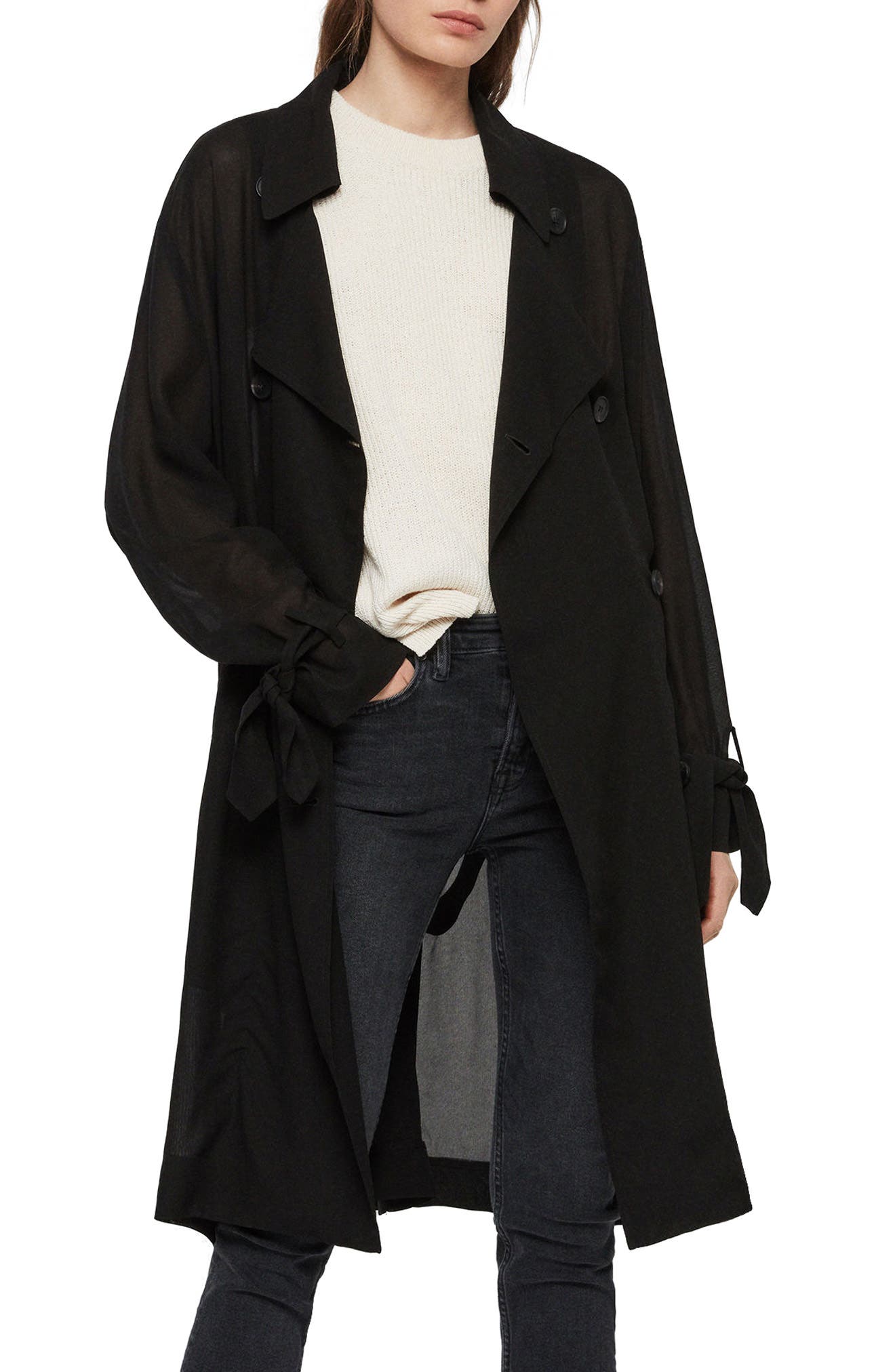 all saints wrap coat