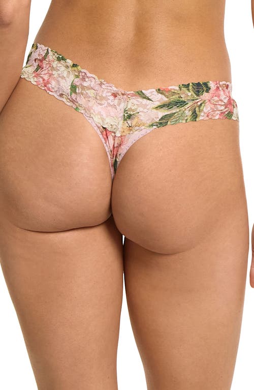 Shop Hanky Panky Print Low Rise Thong In French Garden