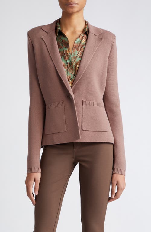 L Agence L'agence Lacey Cotton Blend Cardigan In Deep Taupe