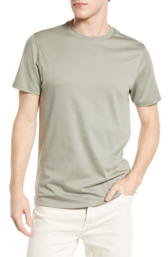 Robert Barakett Hickman Solid T-shirt In Dried Sage