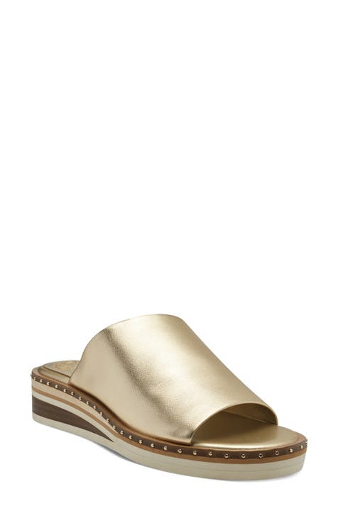 vince camuto woven mules