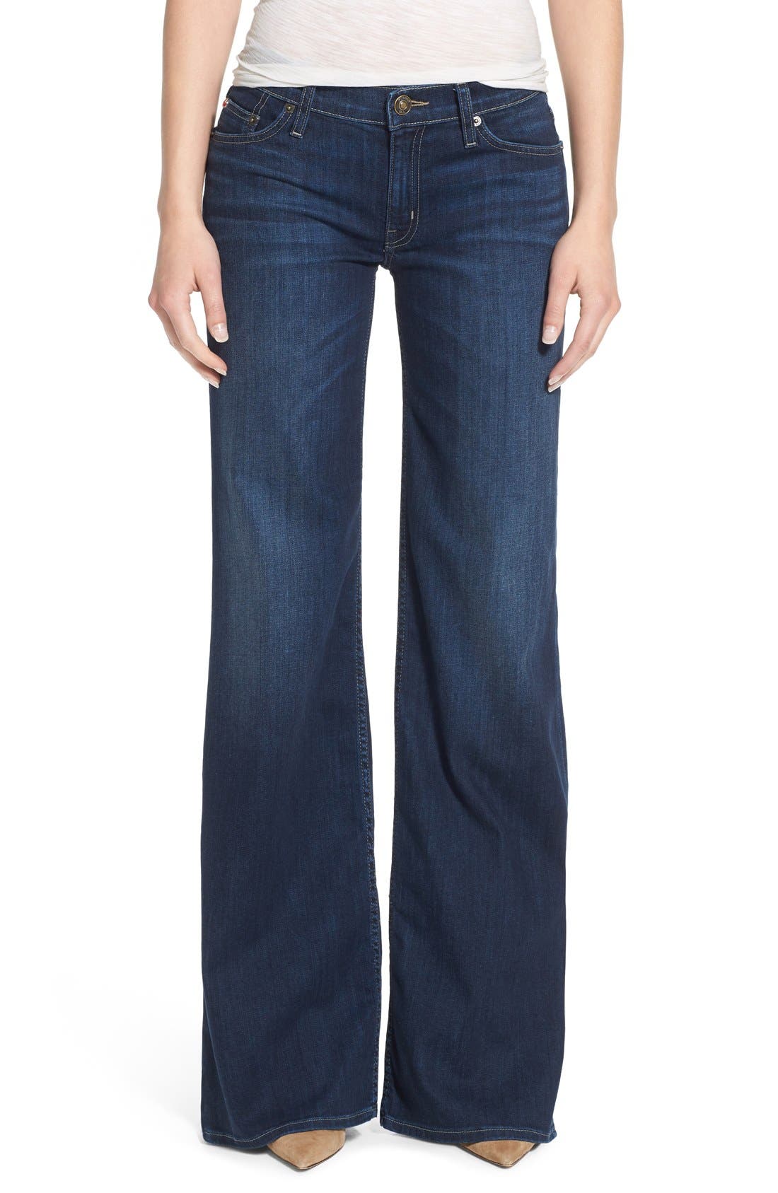 hudson wide leg jeans