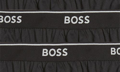 Hugo Boss Boss 3-pack Assorted Classic Cotton Briefs In Black