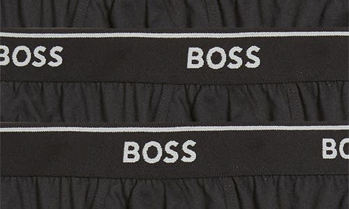 Shop Hugo Boss Boss 3-pack Assorted Classic Cotton Briefs In Black