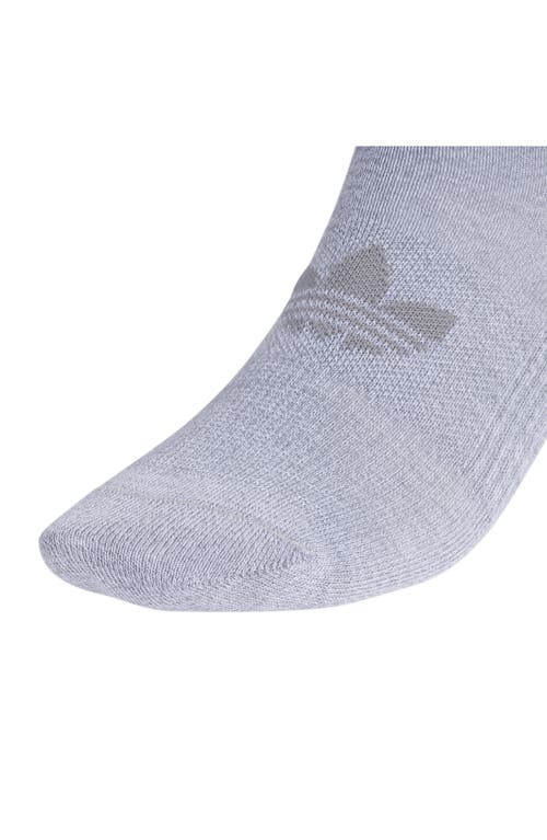 Shop Adidas Originals Adidas Assorted 6-pack Superlite No-show Socks In Black/white/grey