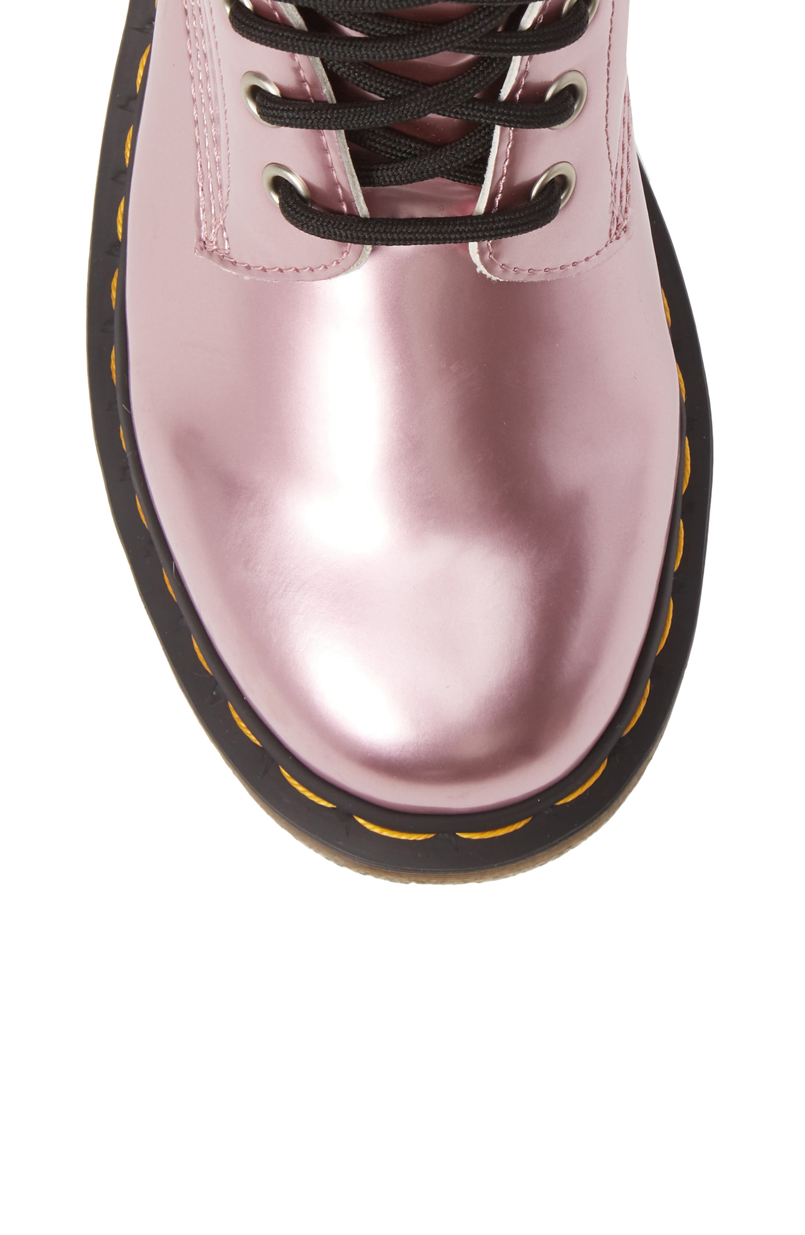 dr martens vegan metallic