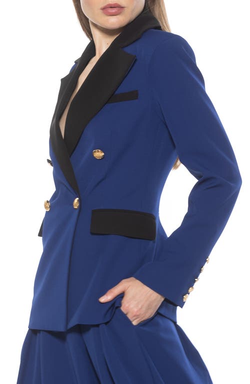 Alexia Admor Farrah Blazer In Navy