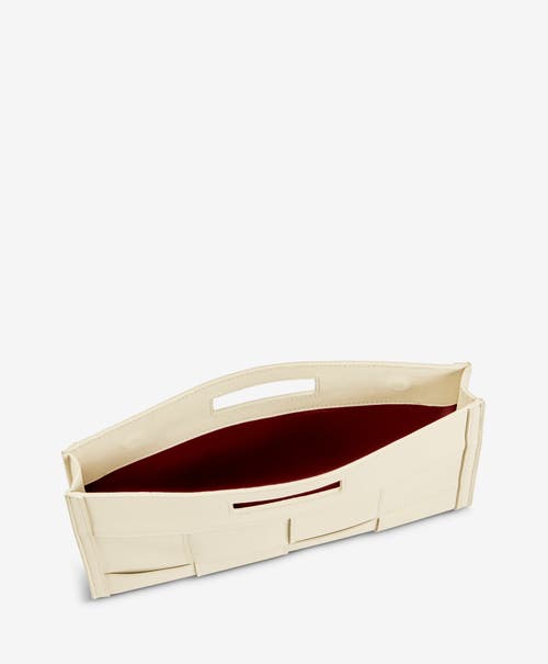 Gigi New York Remy Clutch In Ivory
