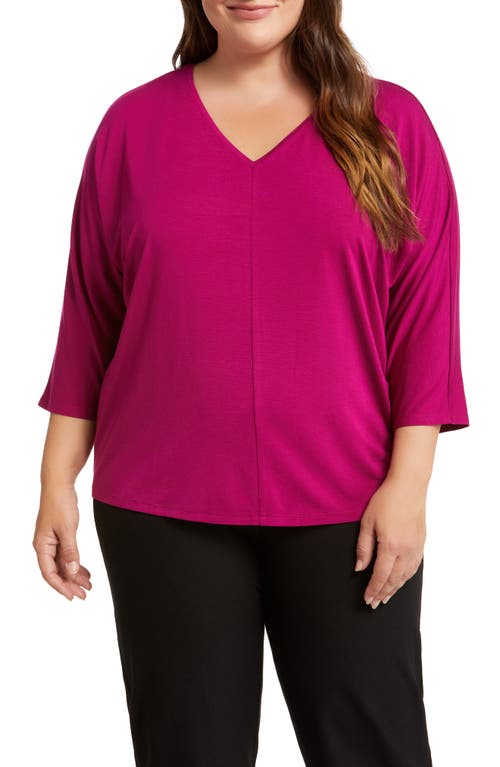 Eileen Fisher V-Neck Dolman Sleeve Top at Nordstrom,