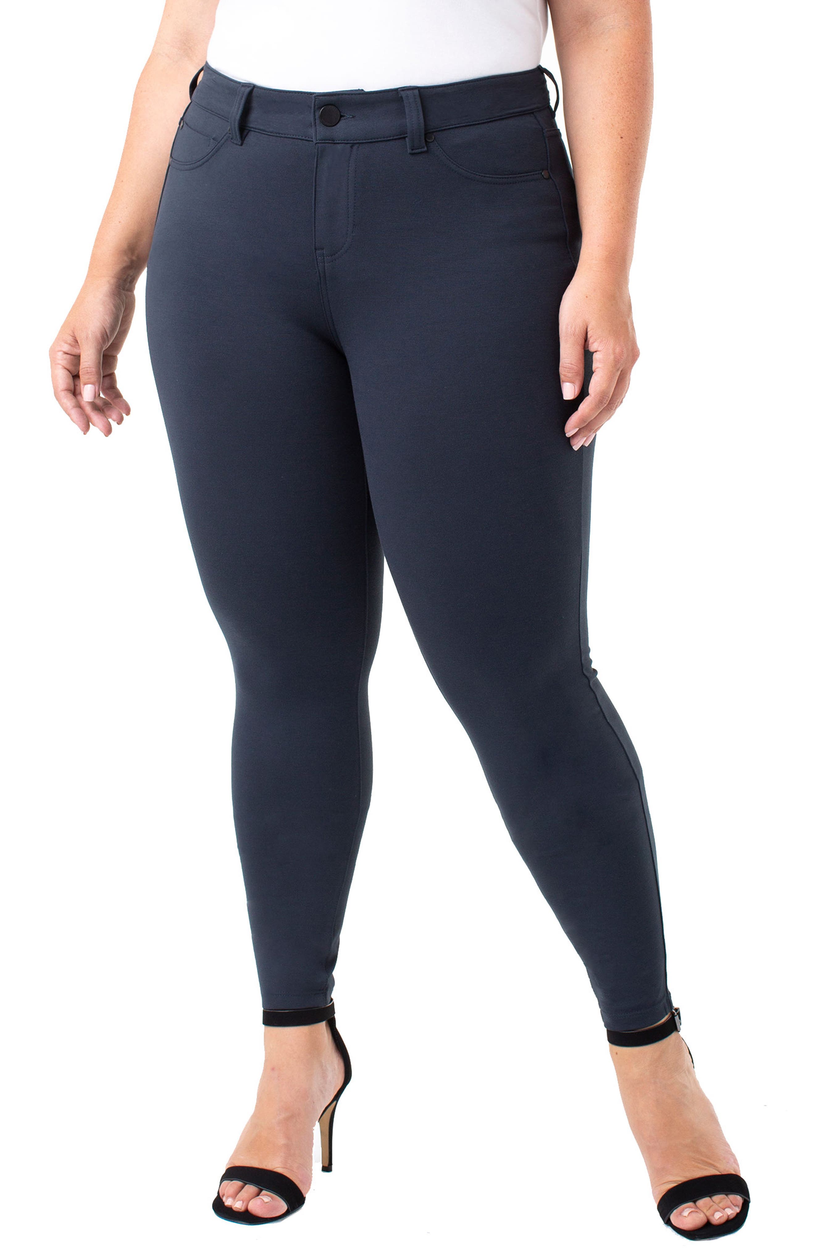 Plus Size Liverpool Madonna Leggings, Blue