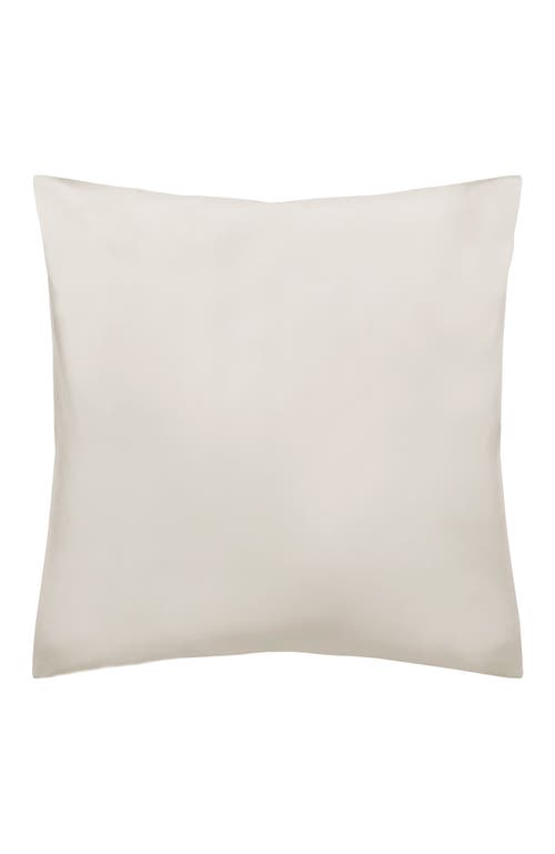 Nate Home by Nate Berkus Signature 400-Thread Count Percale Euro Sham in Parchment (Lt. Beige) at Nordstrom
