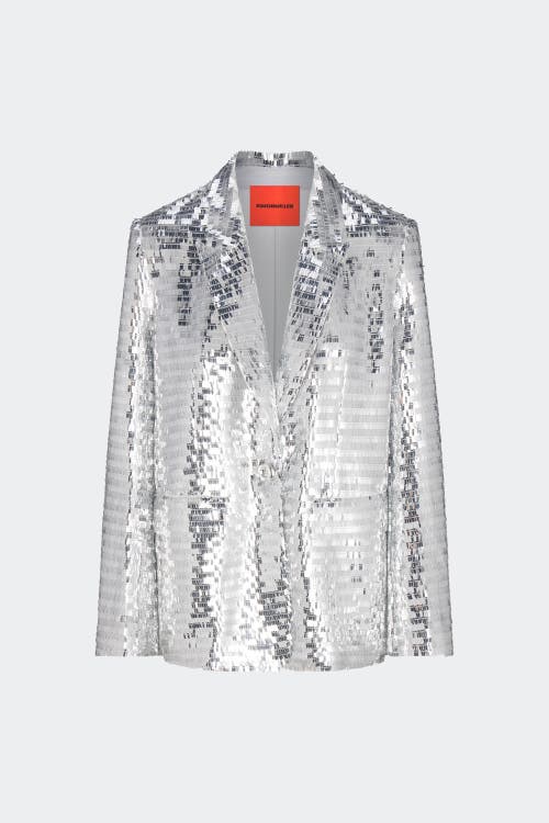 Shop Simonmiller Lennox Sequin Jacket In Satellite Silver