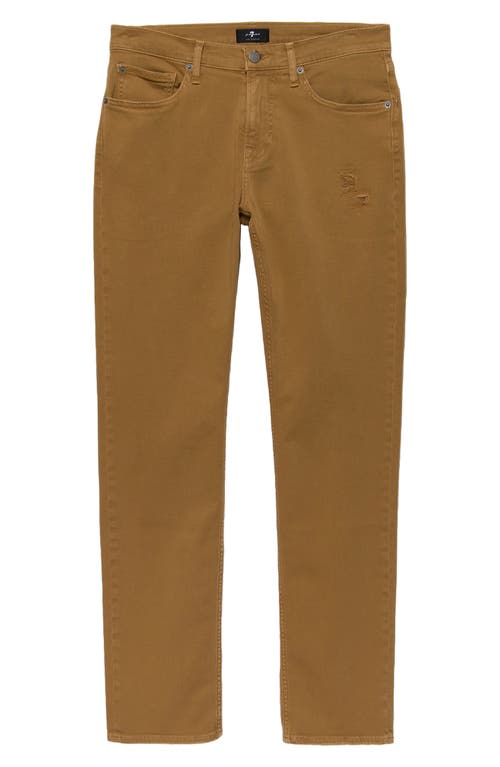 7 For All Mankind Slimmy Clean Pocket Slim Fit Jeans Toffee at Nordstrom,