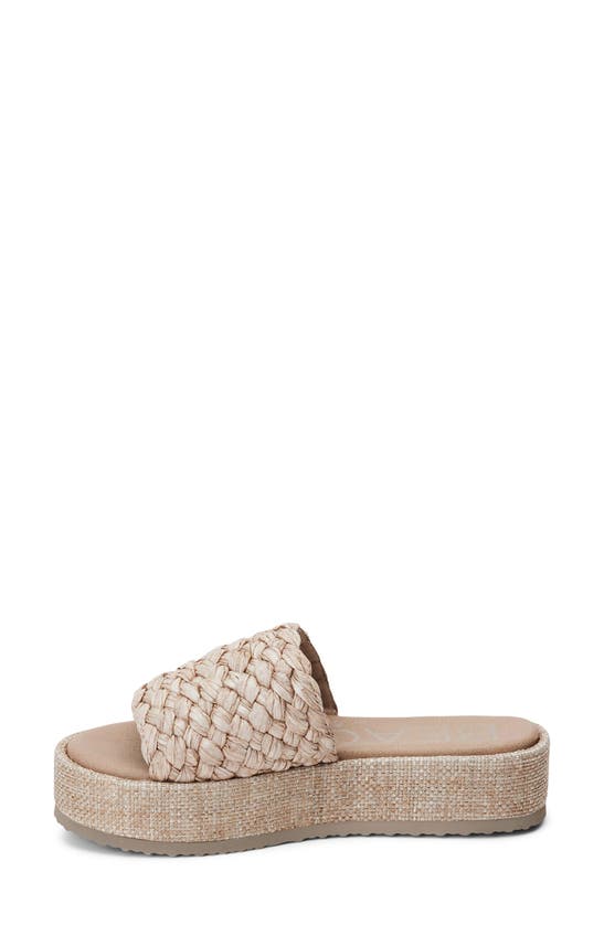 Shop Beach By Matisse Cairo Platform Sandal In Taupe