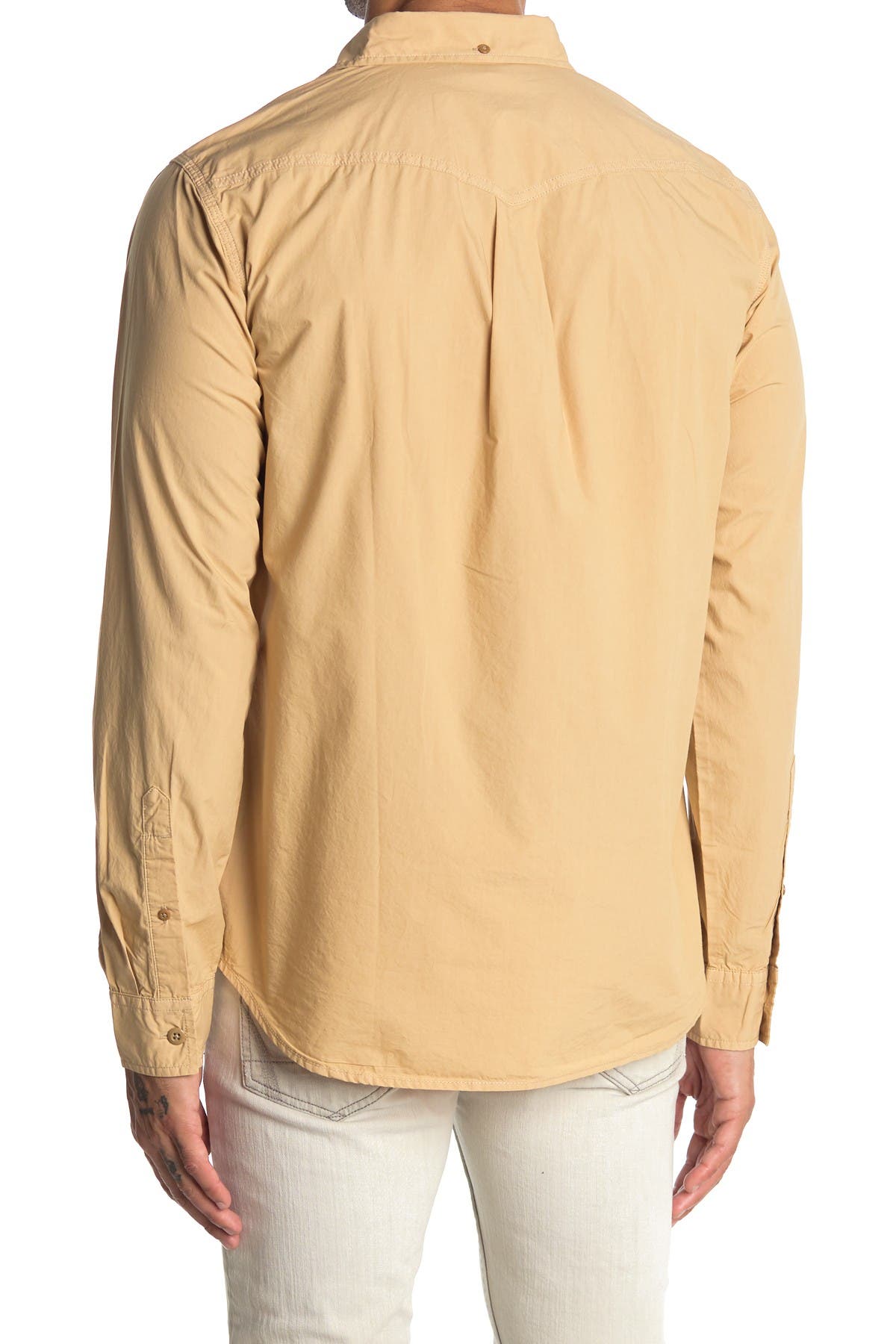 Alex Mill Patch Pocket Regular Fit Field Shirt In Light Beige
