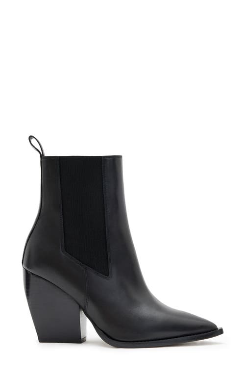 Shop Allsaints Ria Block Heel Bootie In Black