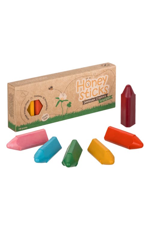HONEYSTICKS 10-Piece Triangle Beeswax Crayons in Multi at Nordstrom