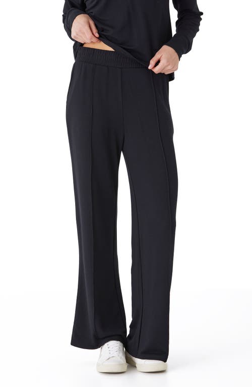 Threads 4 Thought Angela French Terry Wide Leg Pants in Black 