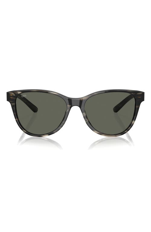 Costa Del Mar Catherine 57mm Polarized Phantos Sunglasses in Grey Flash at Nordstrom