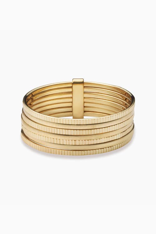 Shop Oradina 14k Yellow Gold Power Stack Ii Ring