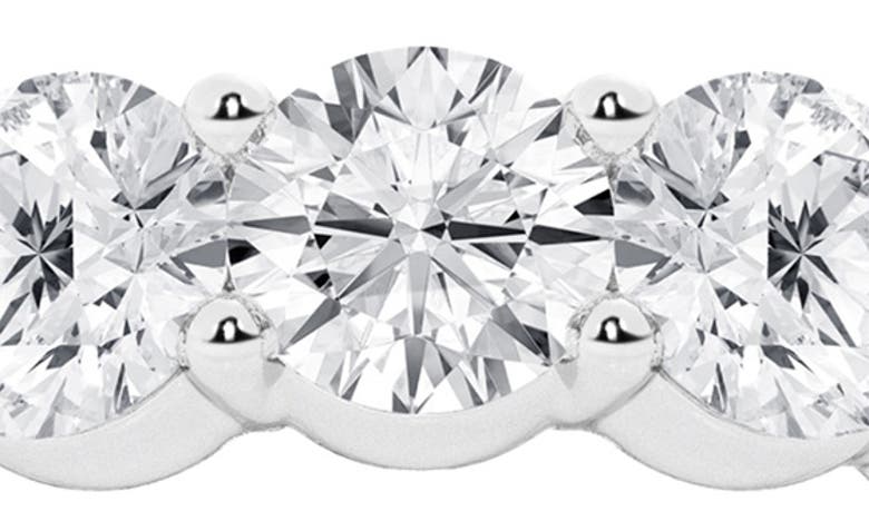 Badgley Mischka Round Cut Lab Created Diamond Infinity Ring In White