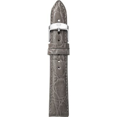 Michele 1m Leather Watch Strap