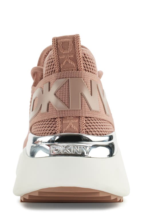 Dkny Zayley Knit Sneaker In Blush