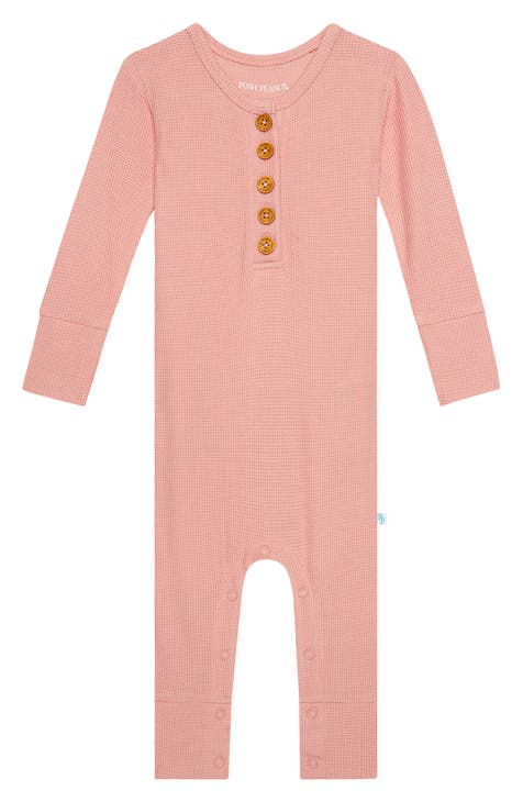 Posh Peanut Butterfly Floral Romper main image 1