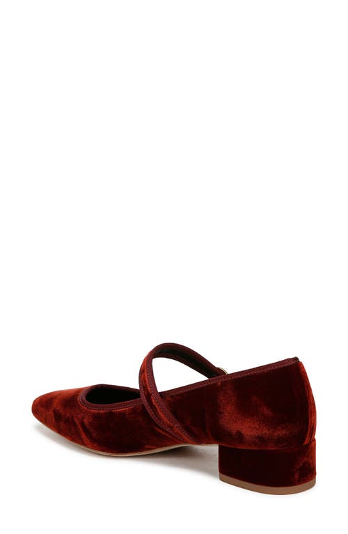 Shop Veronica Beard Cade Mary Jane Pump In Red Ochre