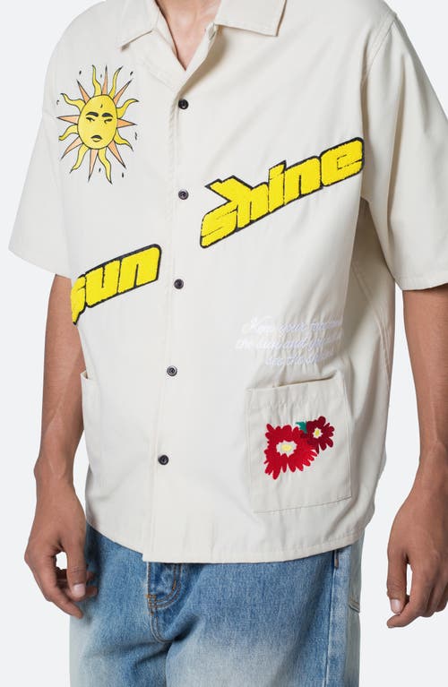 Mnml Sunshine Camp Shirt In Khaki