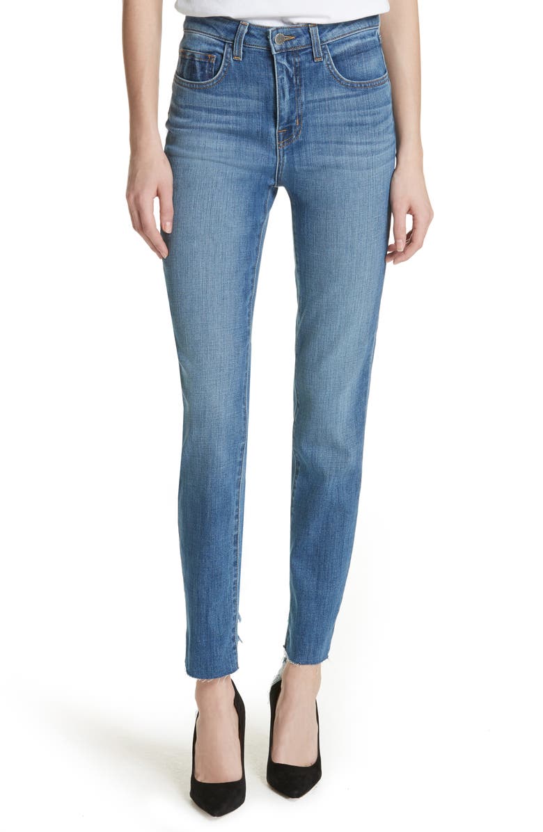 L'AGENCE Lorelei High Waist Slim Straight Jeans (Classic Light Vintage ...