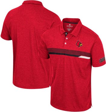 Colosseum Men's Red Louisville Cardinals No Problemo Polo Shirt