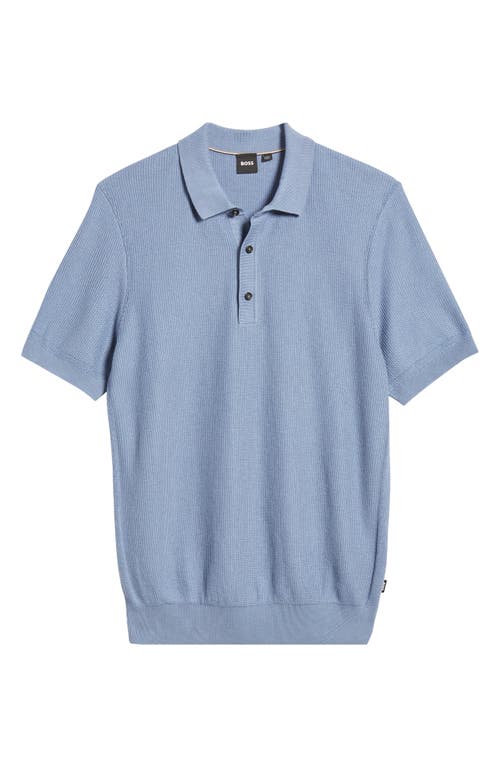 HUGO BOSS BOSS DAREMO COTTON BLEND POLO SWEATER