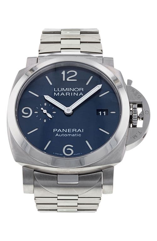 Panerai Preowned 2022 Luminor Marina Automatic Bracelet Watch