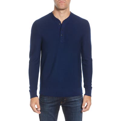 Bonobos Merino Wool Knit Henley, Blue