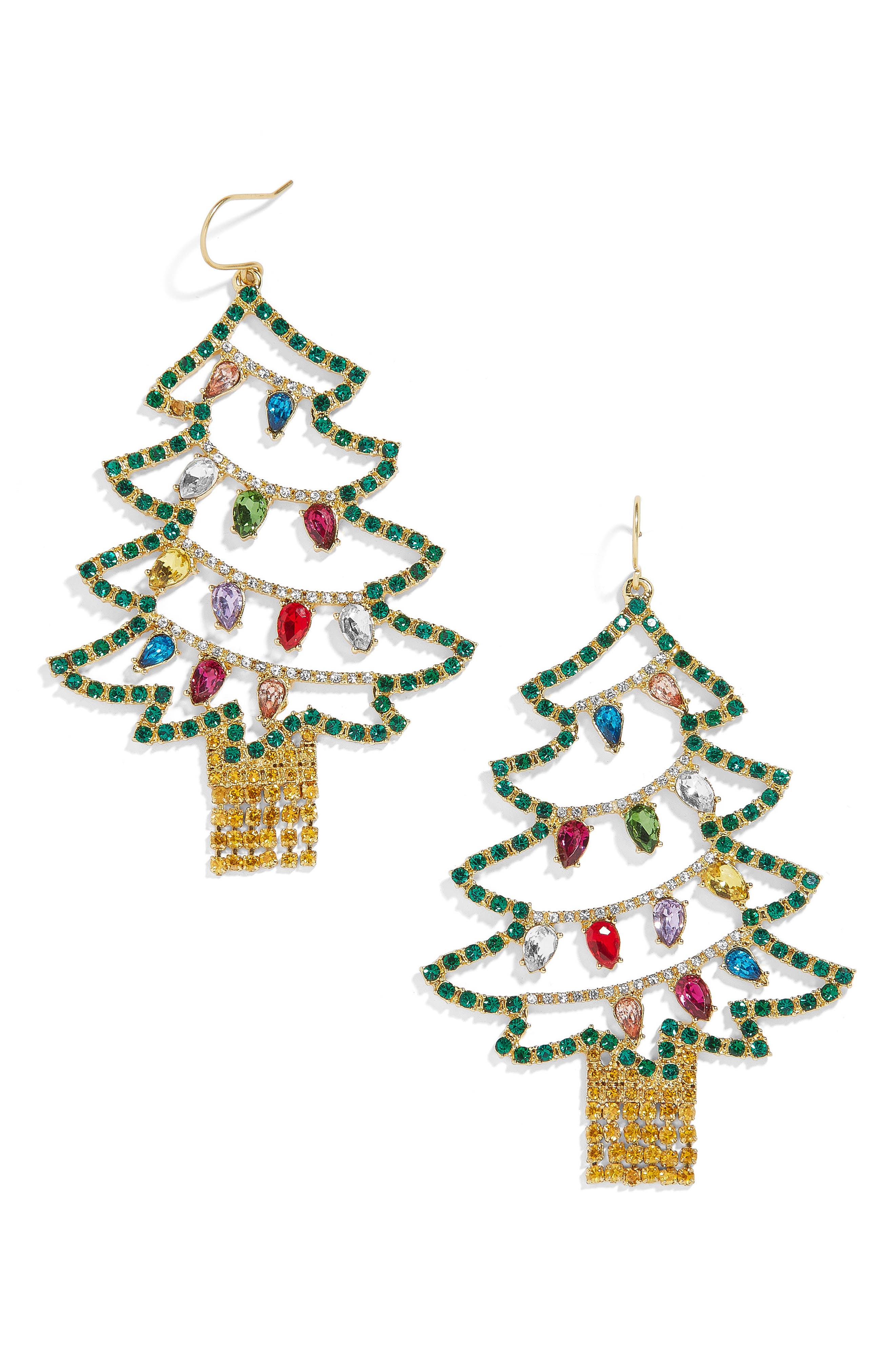 BaubleBar Christmas Tree Drop Earrings Nordstrom