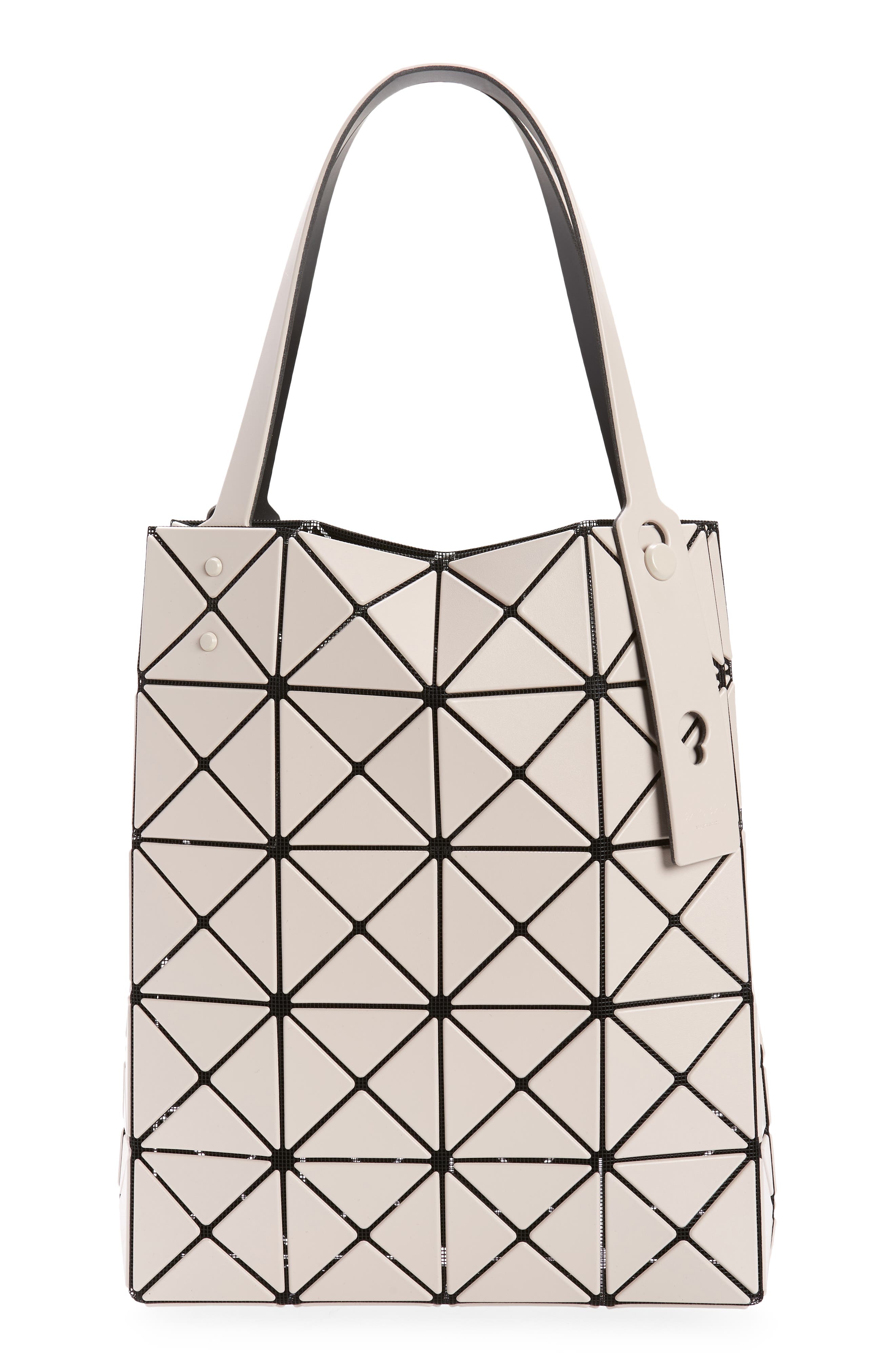 Bao Bao Issey Miyake Small Lucent Boxy Tote Bag in Lt.beige