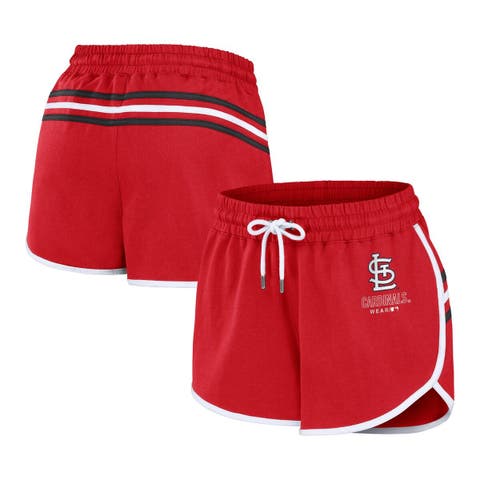 MLB Mens Gradient Big Logo Training Shorts St Louis Cardinals