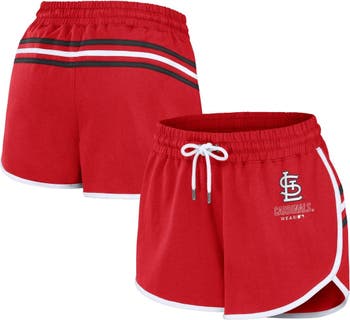 Women's Wear by Erin Andrews Red St. Louis Cardinals Logo Shorts