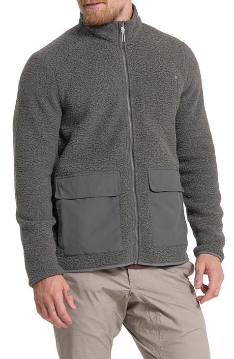 JH Design Men's Cleveland Cavaliers Grey Reversible Fleece Jacket, XL, Gray
