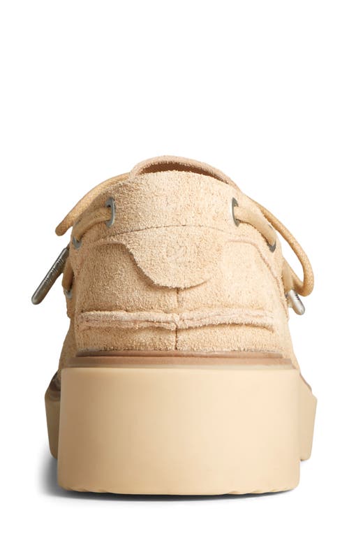 Sperry Top-sider® Sperry Bayside Platform Boat Shoe In Sand