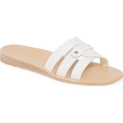 Dolce Vita Cait Slide Sandal, White